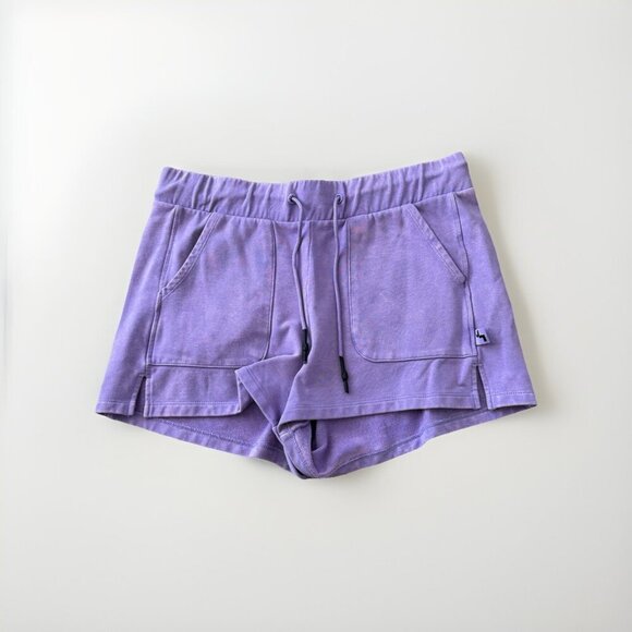 JoyLab Women Hoodie Sweatshirt And Shorts Set Pullover Purple Medium Large - Picture 7 of 11